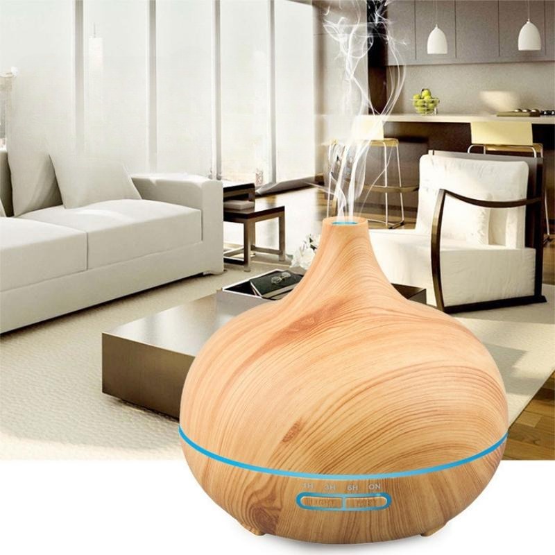 Máy Xông Tinh Dầu Aroma Cao Cấp 550ml Khuếch Tán Tinh Dầu Phun Sương Tạo Ẩm Phòng Ngủ Đuổi Muỗi & Xua Đuổi Côn Trùng