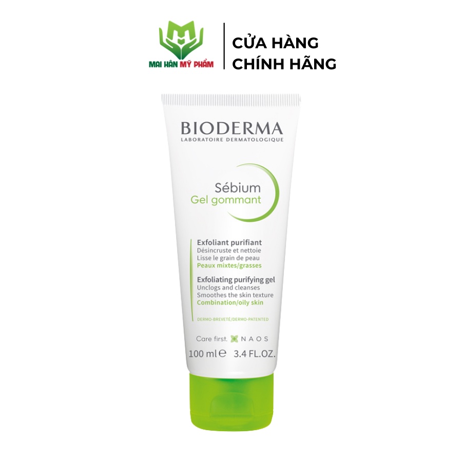 Tẩy Da Chết Bioderma Gel Gommant 100ml