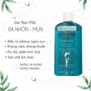 Sữa rửa mặt Avene