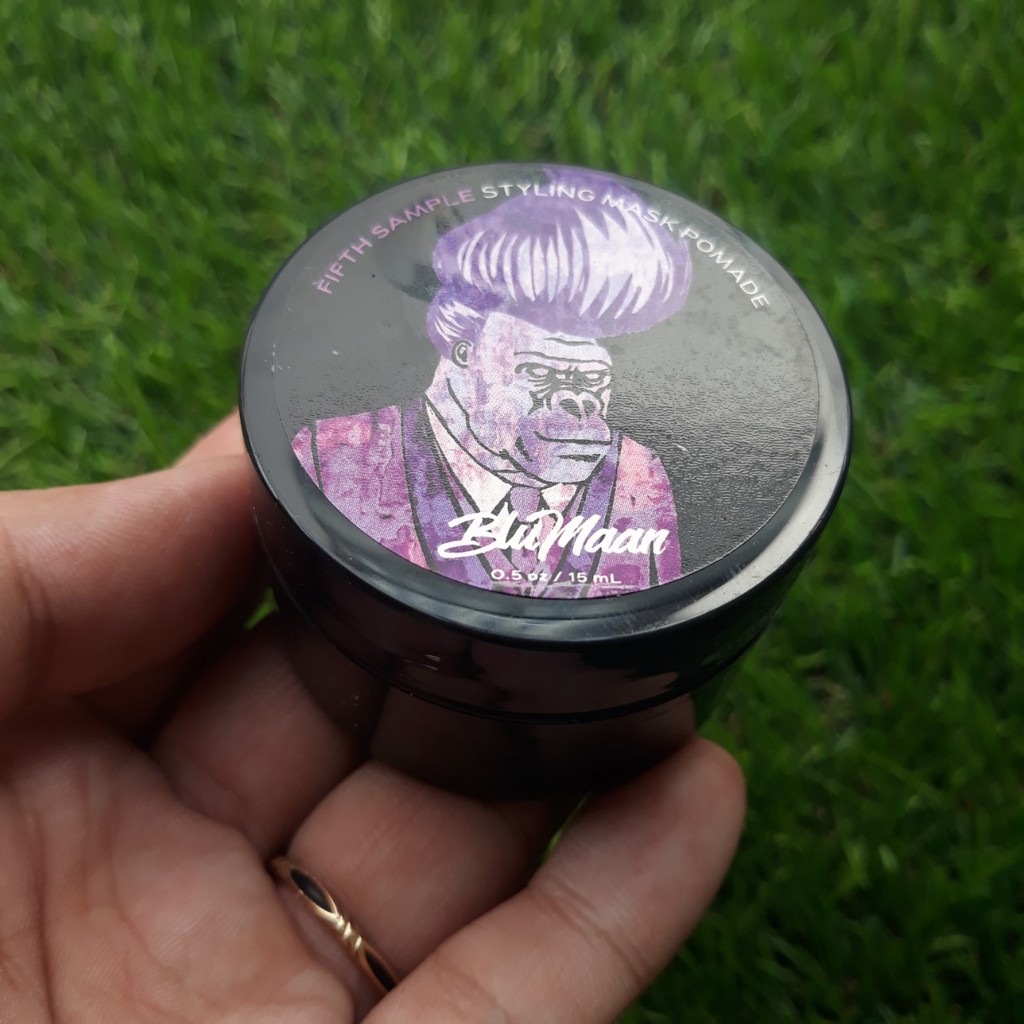 Sáp vuốt tóc nam Blumaan Fifth Sample Pomade 15ml - Khỉ đột