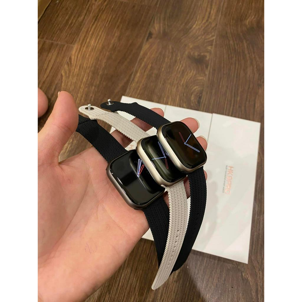 Đồng Hồ HK9 Pro Gen 2 - Siêu Phẩm Seri 8 2023, 2.02" Amoled Cong Tràn Viền, 45mm, La Bàn, NFC, Nghe Gọi, Nhận Thông Báo