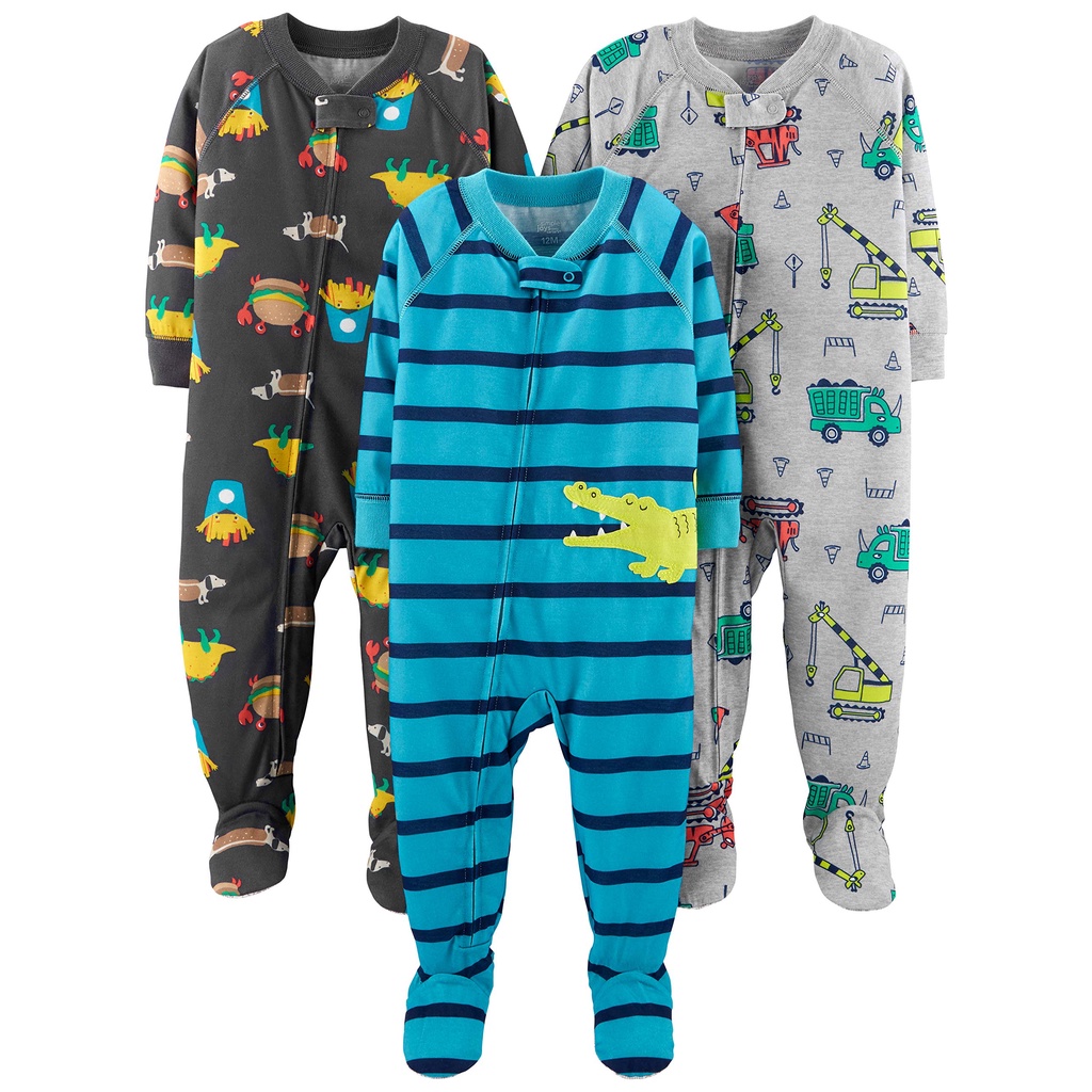 SIZE LỚN TỚI 6 TUỔI body cotton không tất có tất bé trai bé gái, hàng xuất dư xịn, sleepsuit liền tất cho bé