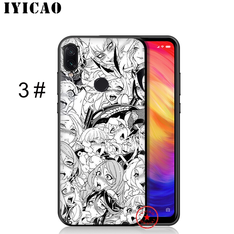 Ốp Điện Thoại Mềm In Hình Anime Ahegao Cho Xiaomi Redmi Note 8 7 6 5 Pro 5a Mã 03