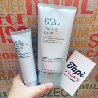 Sữa rửa mặt/mặt nạ Estee Lauder Perfectly Clean Multi-Action Foam Cleanser/Purifying Mask