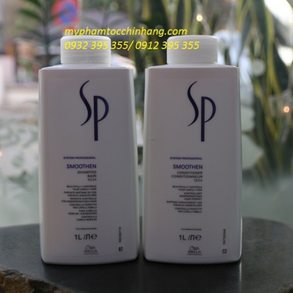 DẦU GỘI XẢ SP SIÊU MƯỢT SMOOTHEN WELLA 1000ML*2