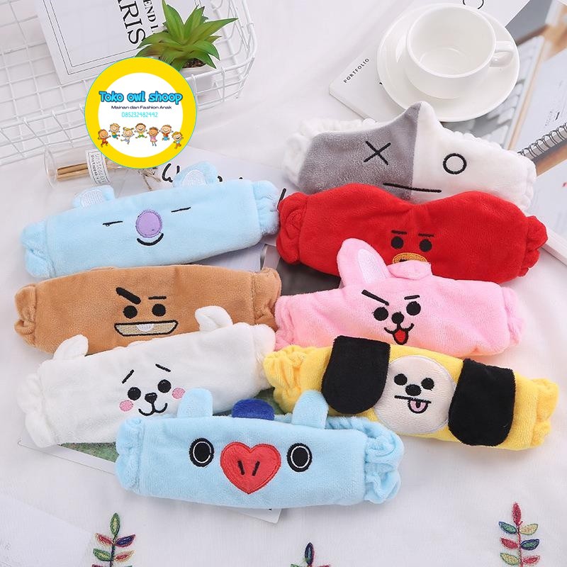 Băng Đô / Bịt Mắt Ngủ In Hình Nhân Vật Bt21 Dễ Thương