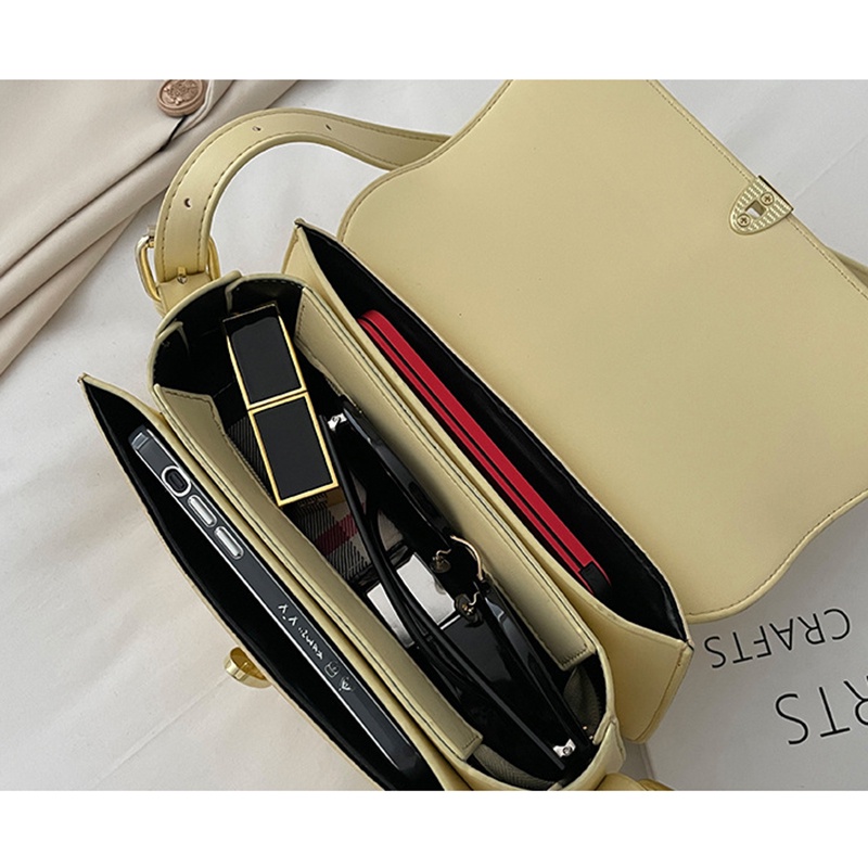 IELGY Túi Đeo Chéo Họa Tiết Vân Đá Có Thể Điều Chỉnh Phong Cách Hàn Quốc Cho Nữ