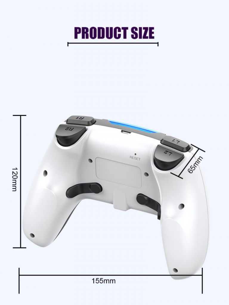 【Available】 Gamepad For  PS4/PC/Android phones  Bluetooth handle 【Bloom】