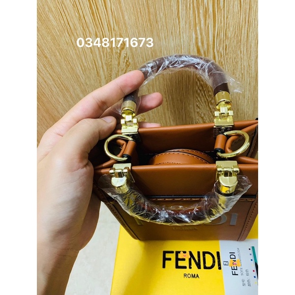 Túi mini Fen di tote full box, Bill cod đầy đủ