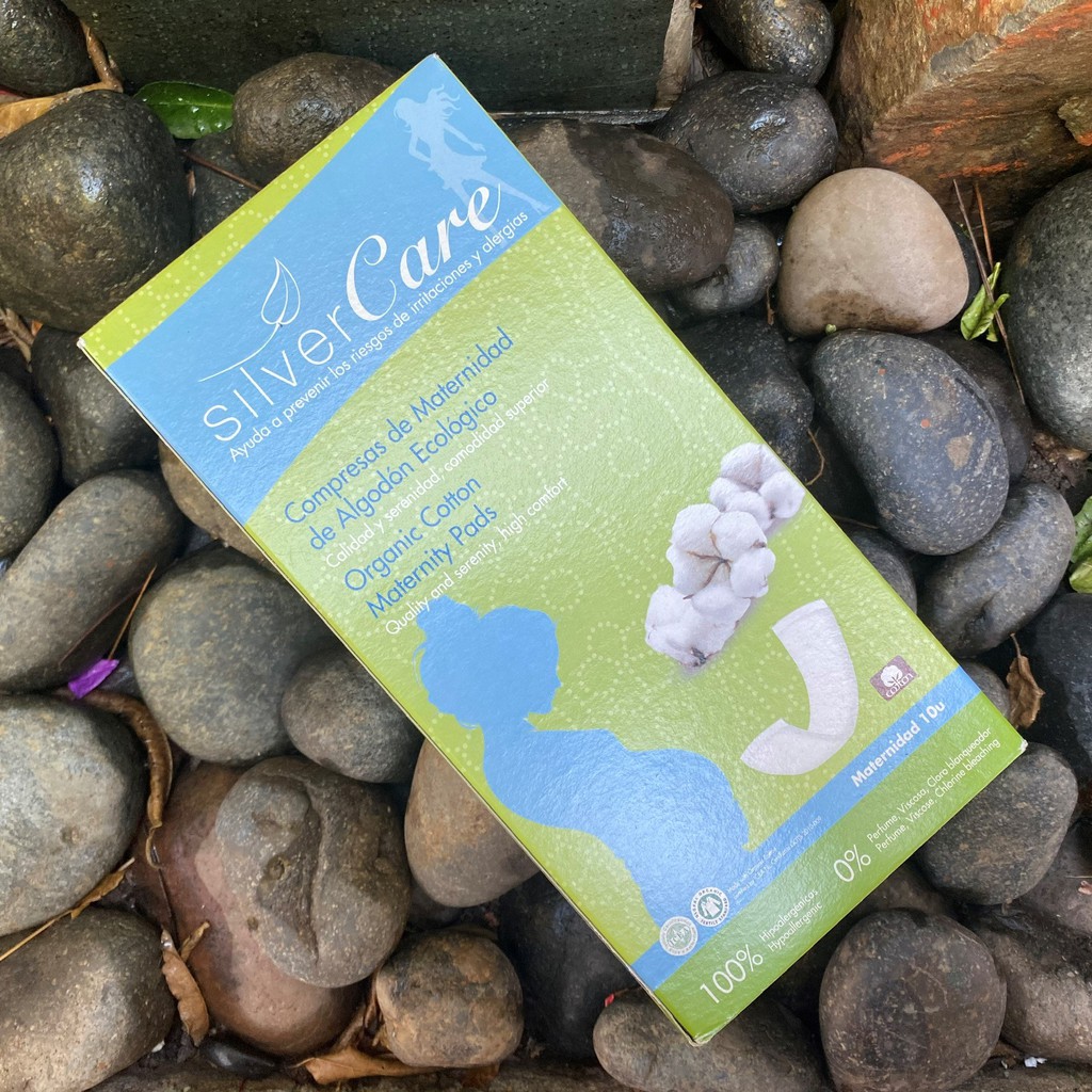 Băng vệ sinh hữu cơ dành cho phụ nữ sau sinh Silvercare 10 miếng