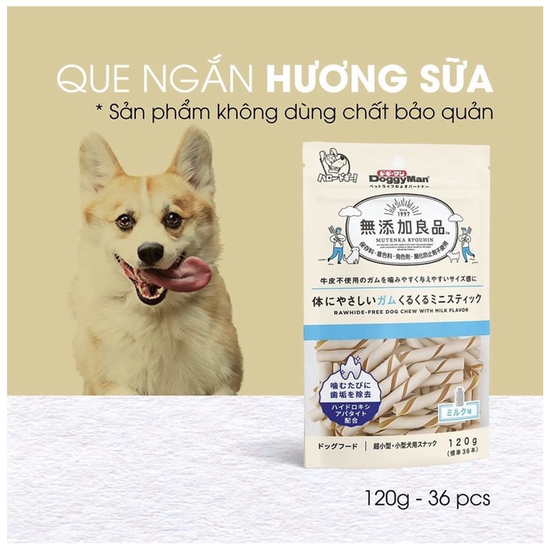 Que Gặm Hương Sữa Cho Chó - Xiuxiu Giang