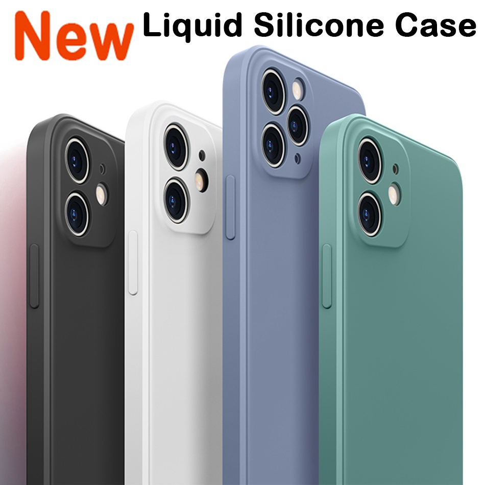 Ốp điện thoại silicon bảo vệ camera cho iPhone SE 2020 2 X XR XS MAX 7Plus 8Plus iPhone 11 Pro Max 7 7P 8 Plus