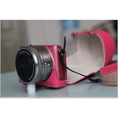 Tốc độ mã Sony a6300 máy ảnh gói vi đơn NEX-3N a5000 a5100 a6000 máy ảnh bọc da bảo vệ túi nhiếp ảnh chuyên nghiệp vi đơ