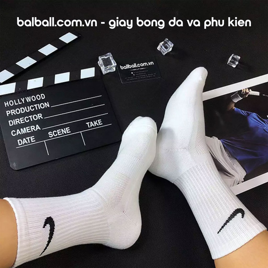 Tất Thể Thao | Vớ Thể Thao Nam Nữ | Phụ Kiện Thể Thao Ballball Sports Hàng Cao Cấp, Một Đôi