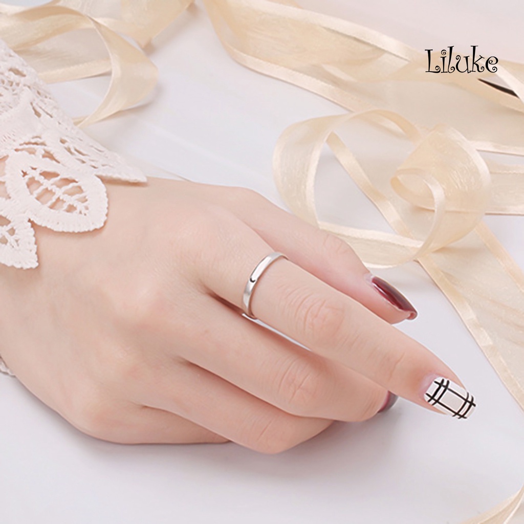 1 Cặp Nhẫn Đồng Chống Trầy Xước Có Thể Điều Chỉnh Kích Thước