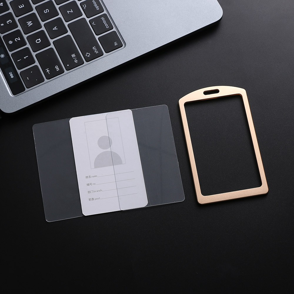 EMILEE Bao đựng thẻ tên bằng hợp kim nhôm tiện dụng