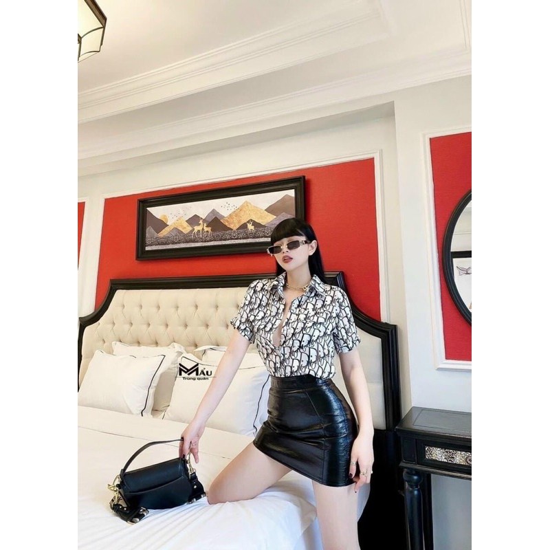 🦚🦚Sơ mi Dior tay ngắn nữ kèm ảnh thật shop chụp cực xinh🦚🦚 | BigBuy360 - bigbuy360.vn