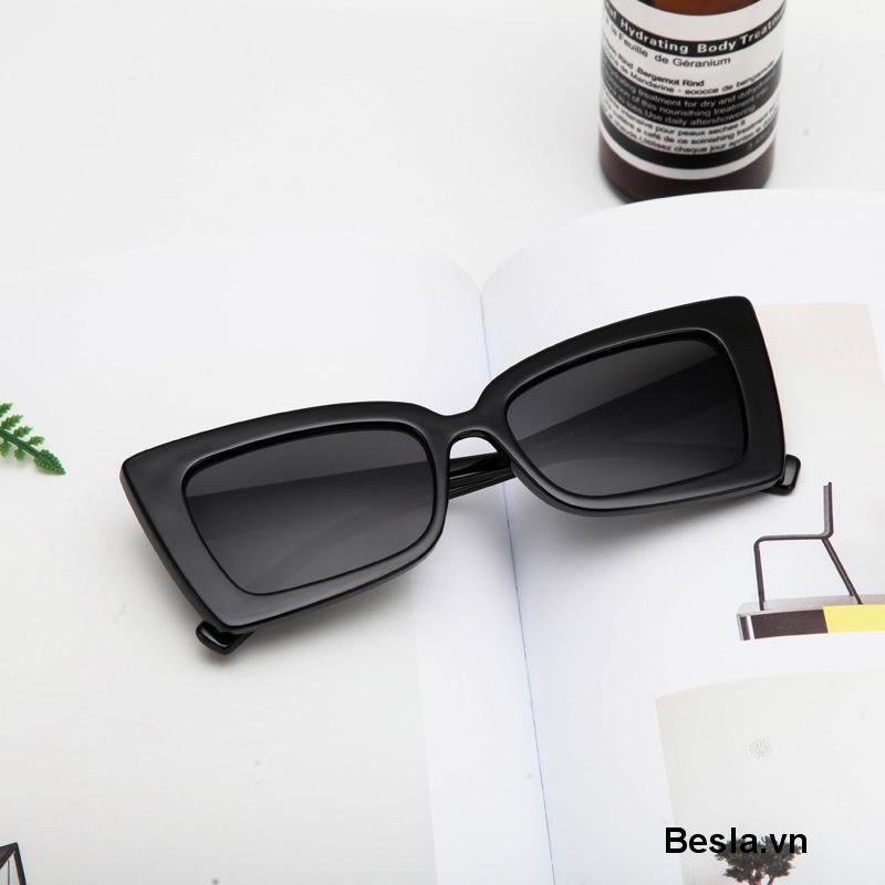 Kính Mát Gọng Vuông Nhỏ Thiết Kế Đơn Giản Thời Trang Cho Nam Và Nữ