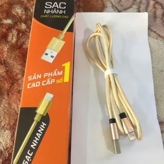 Cáp xạc nhanh cao cấp bọc dù