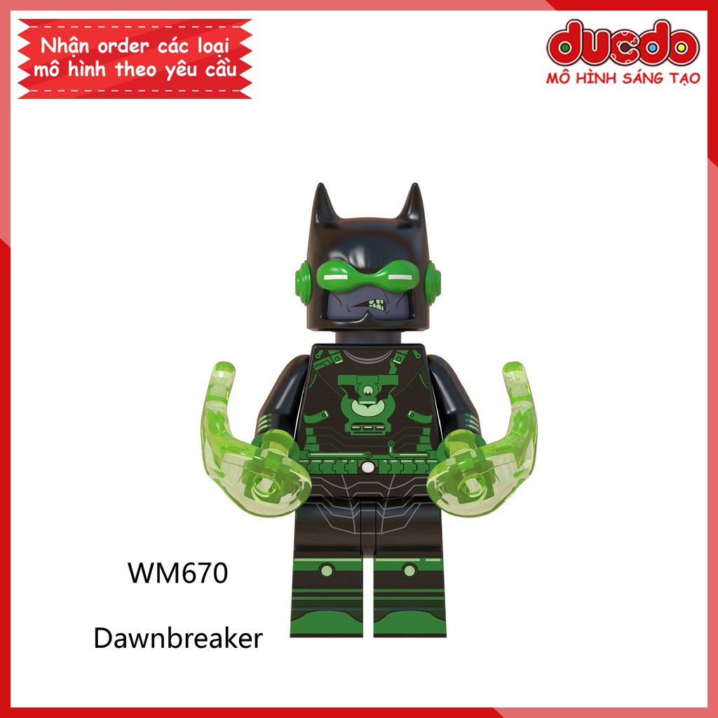 Minifigures các nhân vật Dark Knights Batman tuyệt đẹp - Đồ chơi Lắp ghép Xếp hình Mô hình Mini WM6057