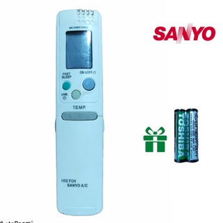 điều khiển điều hoà sanyo remote máy lạnh sanyo