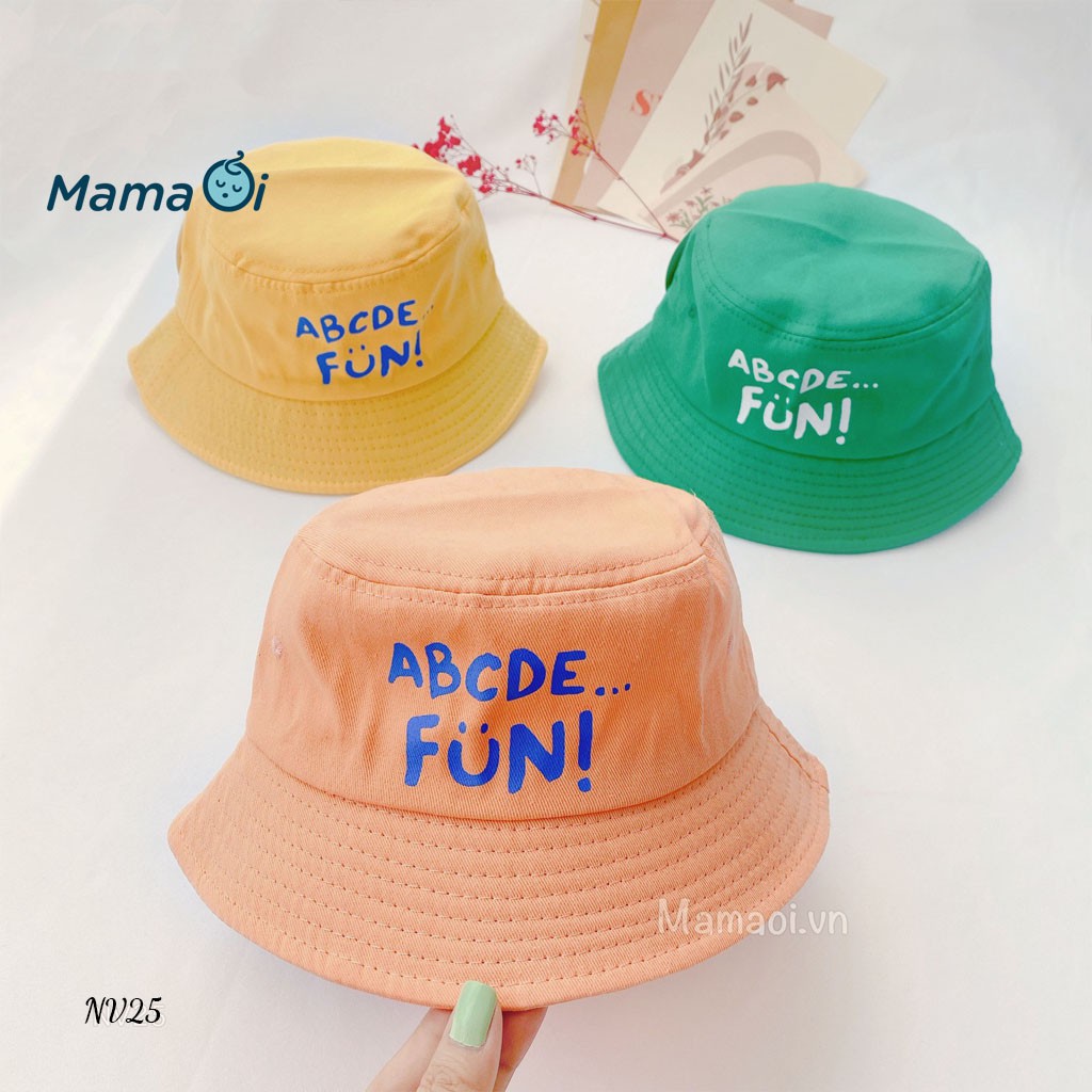 NV25 Mũ vành đáng yêu FUN cho bé từ 12-30 tháng của Mama Ơi - Thời trang cho bé