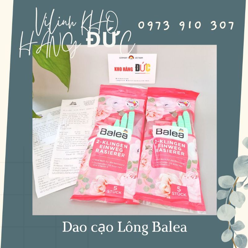 (Bill Đức ảnh sau) Dao cạo lông Balea, Isana nam nữ - hàng nội địa Đức