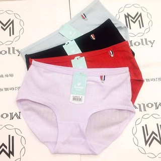 Quần lót nữ gân TĂM SIÊU DỄ THƯƠNG, ĐẸP trên từng millimet (Quần lót nữ gân tăm chất cotton ms 6214)