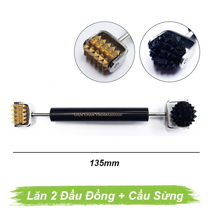 Bộ 5 Món Dụng Cụ Diện Chẩn Loại 1 ( Lăn Đồng Cầu Sừng, Gai Đôi Lớn, Lăn Đồng Lớn, Lăn Dò Đồng, Búa )