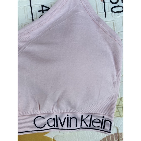 Áo tập Sport Bra Calvin Klein pink size S L XL chính hãng