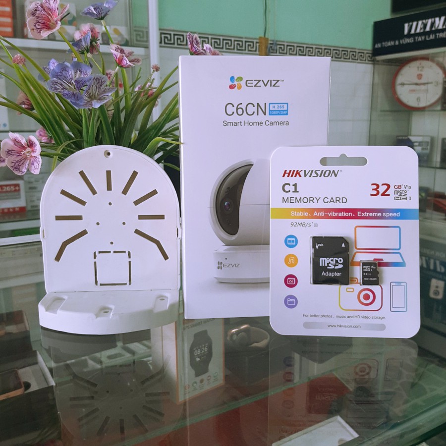 Camera wifi quay quét - tích hợp AI EZVIZ C6CN H265 chính hãng