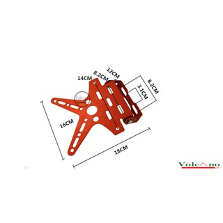 Giá Treo Biển Số Xe Máy