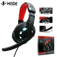 Tai Nghe Chụp Tai Chuyên Game A65 Có Led Dùng Cho Máy Tính Laptop,Học Trực Tuyến Online- LED đổi màu- Bảo Hành 6 Tháng -