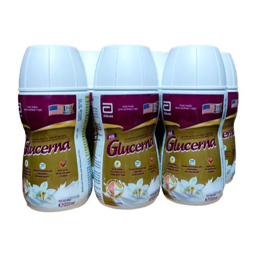 Sữa glucerna pha sẵn 220ml x 6 chai. Cty 3A nhập khẩu
