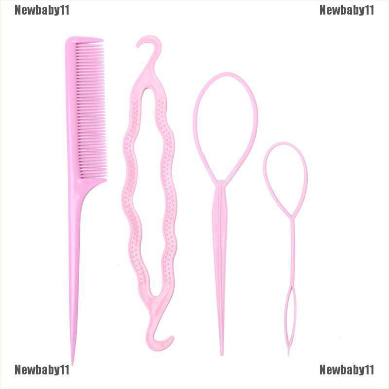 Bộ 4 Kẹp Tạo Kiểu Tóc Thời Trang