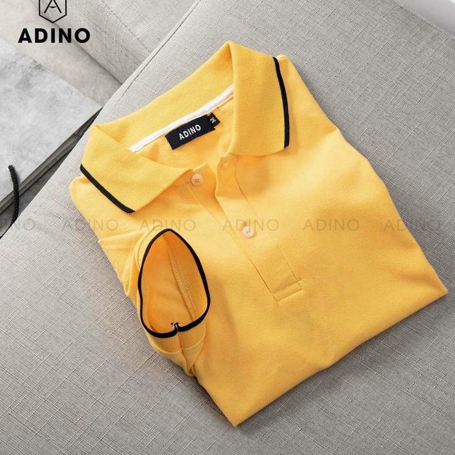 Áo Polo Nam Vải Cá Sấu Chất Cotton - Màu Vàng | BigBuy360 - bigbuy360.vn