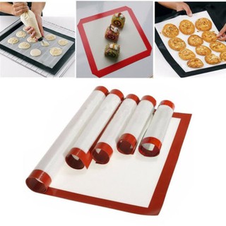 5 Size Silicone Baking Mat Oven Baking Tray Sheet Pad Bakeware Kitchen Parts Use