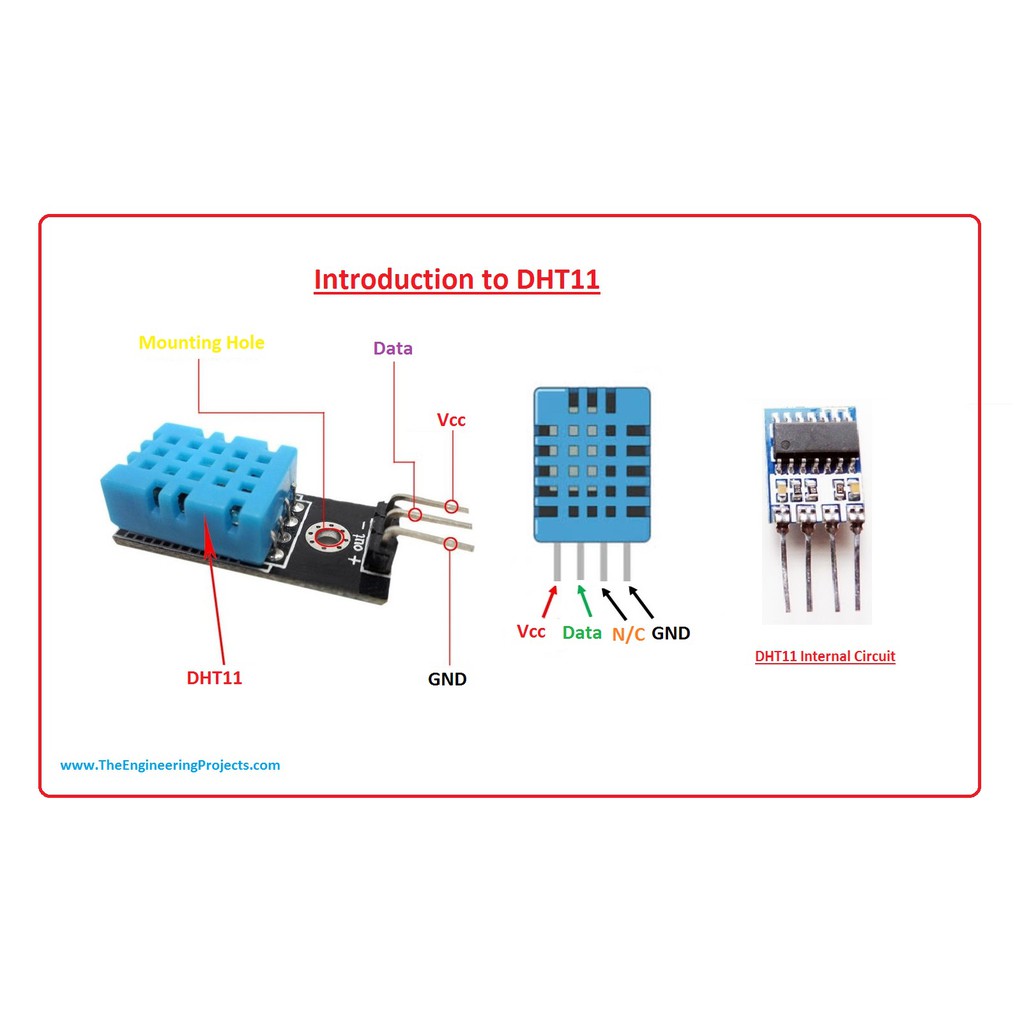 Cảm biến nhiệt độ, độ ẩm DHT11