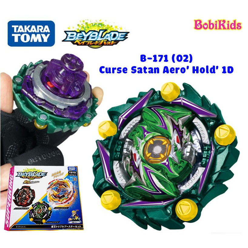 Con Quay Beyblade Burst Superking B-171(02) Curse Satan Aero' Hold' 1D TAKARA TOMY (B171-02)