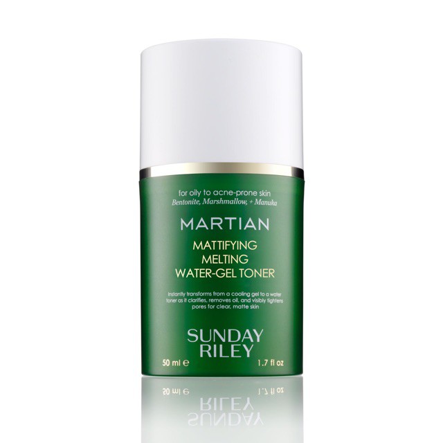 Sunday Riley - Toner Dành Cho Da Dầu &amp; Ngừa Mụn Martian Mattifying Melting Water Gel Toner 50ml