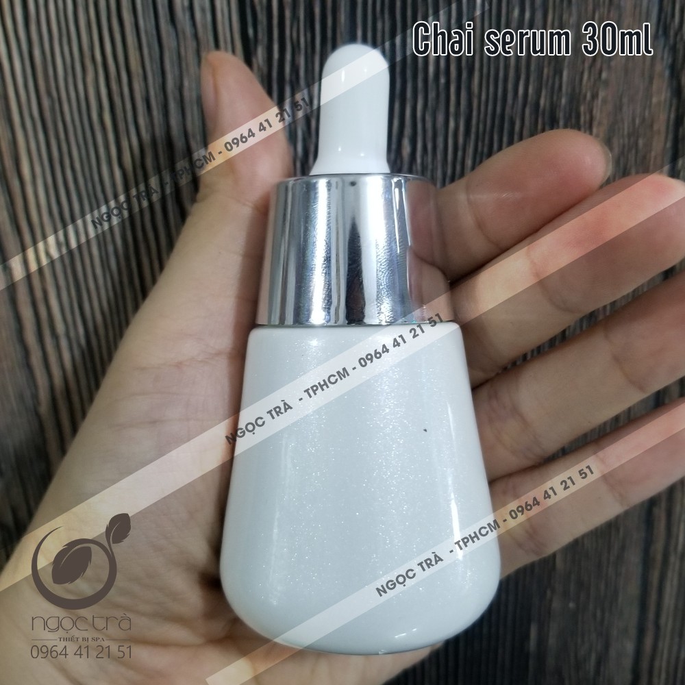 Chai lọ chiết serum 30ml bầu [ẢNH THẬT]