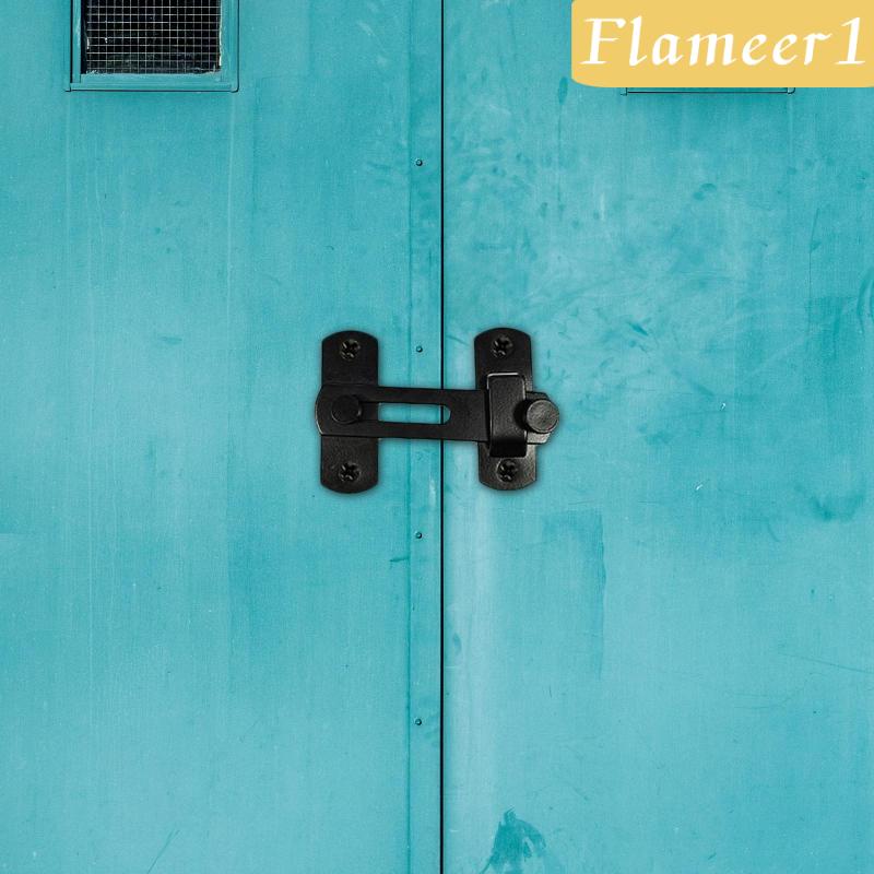 [Flameameer1] Chốt Then Chốt Cửa Phòng Ngủ Gia Đình Màu Đen