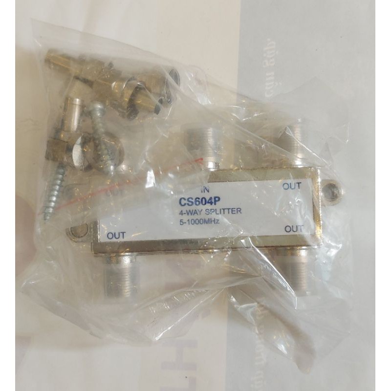 Chia tín hiệu truyền hình cáp 1 ra 4