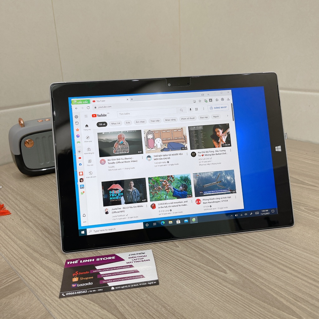 Máy tính bảng Surface 3 màn 10.8 Full HD hỗ trợ 4G LTE - ram 4G 64G