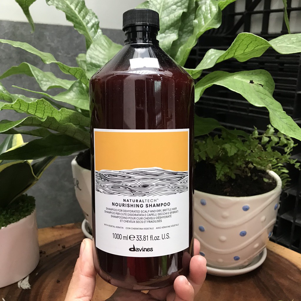 🇮🇹Davines🇮🇹 Dầu gội tạo độ ẩm cho tóc khô và chẻ ngọn DAVINES NOURISHING Shampoo 1000ml ( New )