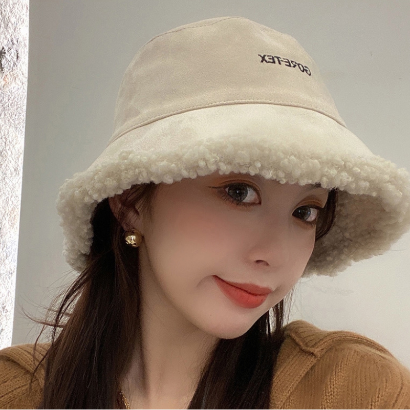 Nón Tai Bèo Giả Lông Cừu Hai Mặt Thời Trang Nhật Hàn Dễ Phối Đồ Cho Nữ