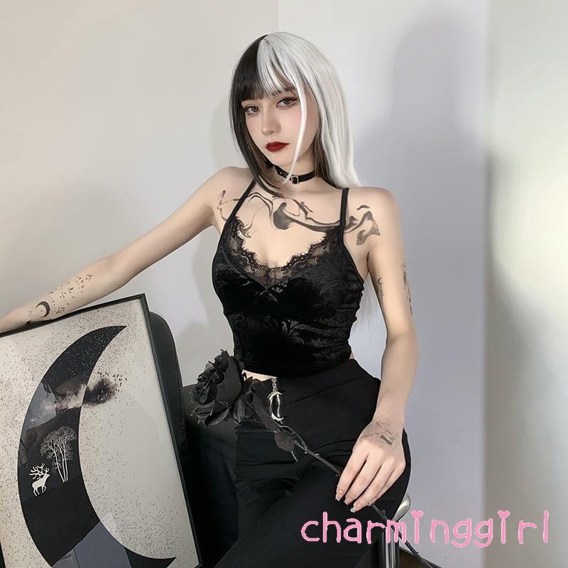 Áo Hai Dây Phối Ren Phong Cách Quyến Rũ Cho Nữ