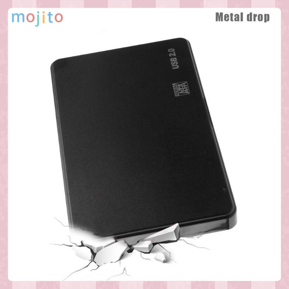 MOJITO Plastic 3TB USB 2.0/3.0 Enclosure Case 2.5 inch SATA SSD HDD Mobile Box