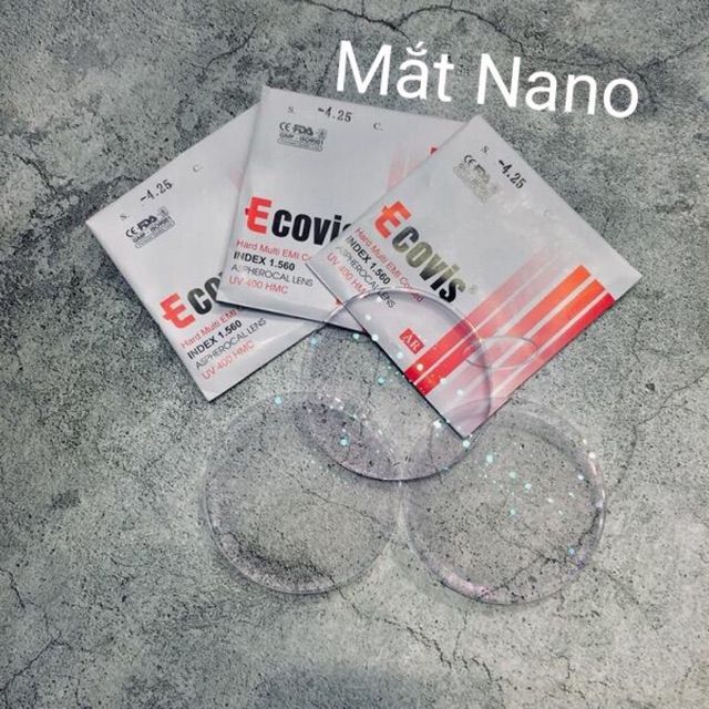 MẮT PHẢN QUANG CHỐNG TIA UV ECOVIS NANO 1.56