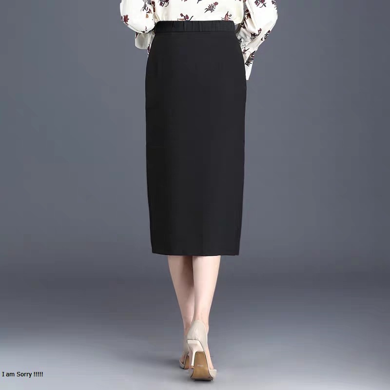 CHÂN VÁY BÚT CHÌ XẺ TRƯỚC DÁNG SUÔNG PHỐI CÚC | BigBuy360 - bigbuy360.vn